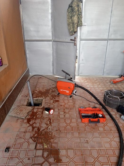 Чистка канализации аппаратом