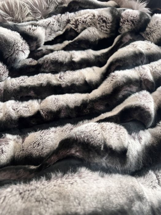 Geaca canadiana cu blana de chinchilla