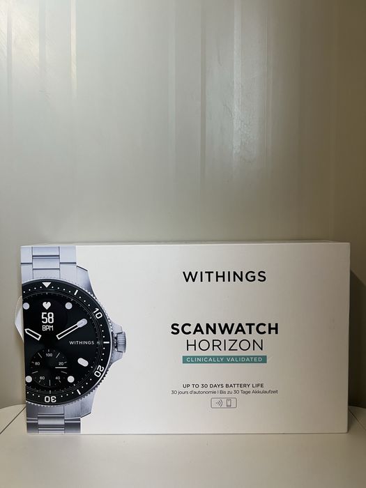 Withings Horizon Scanwatch 43mm ECG / GPS / sigilat