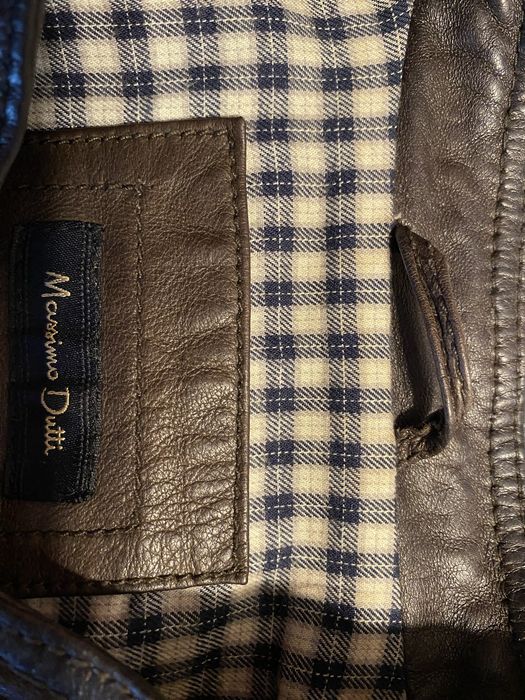 Яке от естествена кожа “Massimo Dutti”, дамско