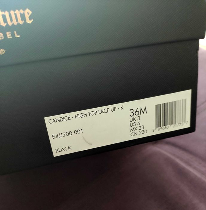 Juicy Couture - Нови високи кецове от естествена кожа