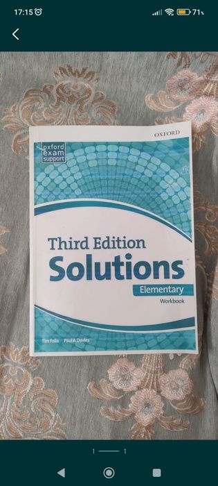 Отдам Книги Solutions Elementary