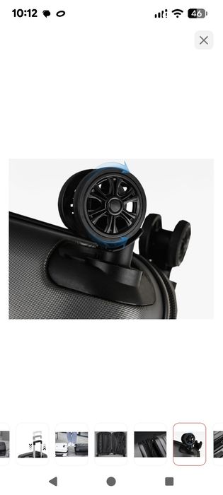 Новый чемодан в упаковке, размер 70*45*30