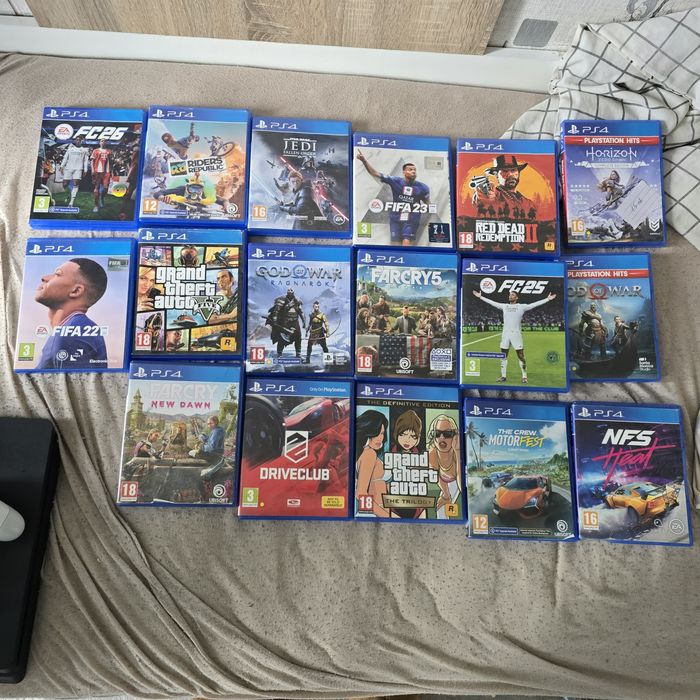 Ps 4 slim 1 Tb и 17 игри