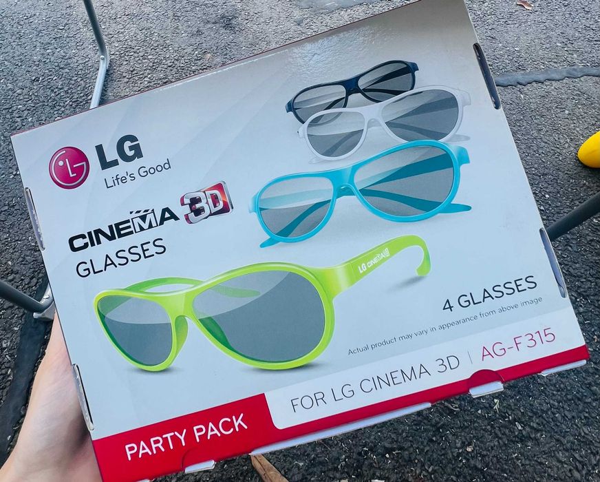 4 Ochelari 3D LG AG-F315 Party Pack , 4 perechi, pasivi