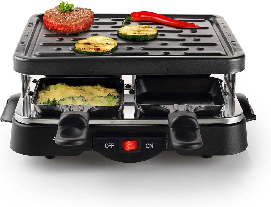 Ел. скара Tristar Raclette RA2949, 500W, 4 Шпатули, 22x17.5см, Раклет