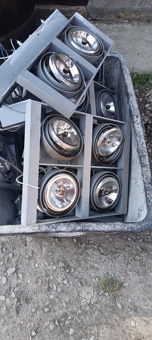 Lampi vintage din aluminiu