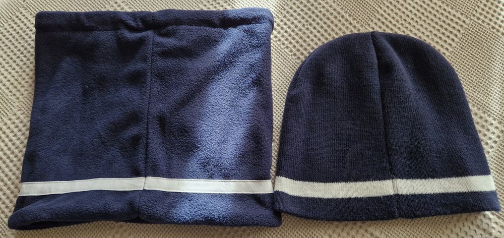 Комплект зимна шапка и шал