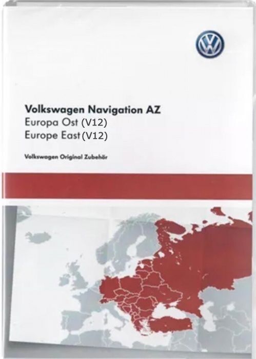 SD CARD GPS Navigatie VW RNS 315-RNS 310-RNS 510 Harti Europa 2026