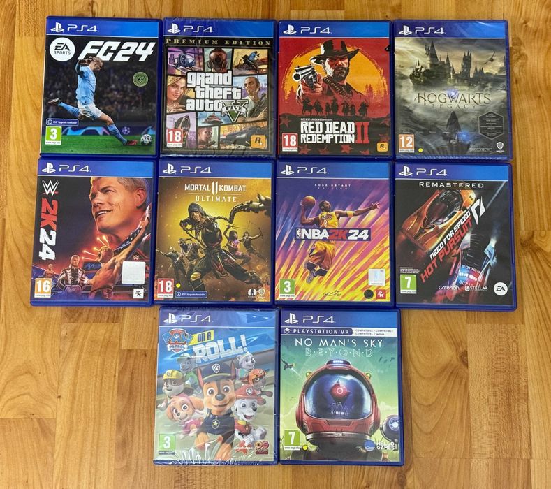 [ PS4 > FC24 / Minecraft / GTA / WWE / Spiderman / NFS PlayStation 4