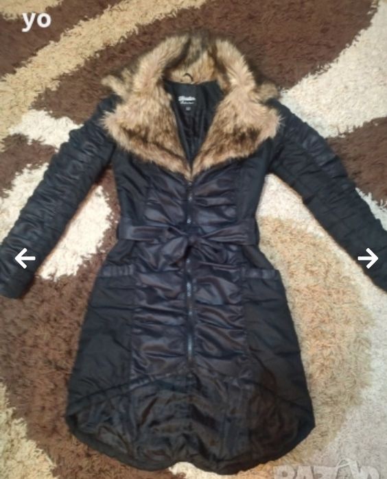 Дълго зимно яке. Якета различни размери