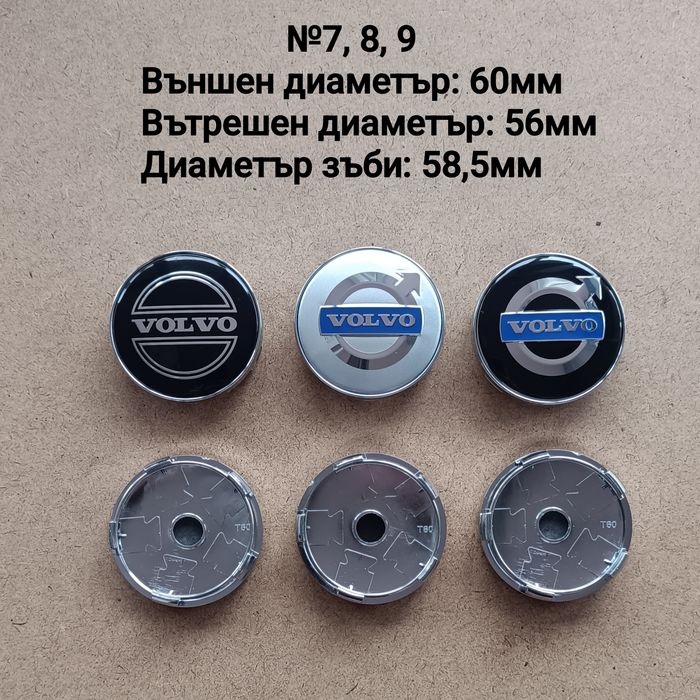 Капачки за джанти Volvo Волво