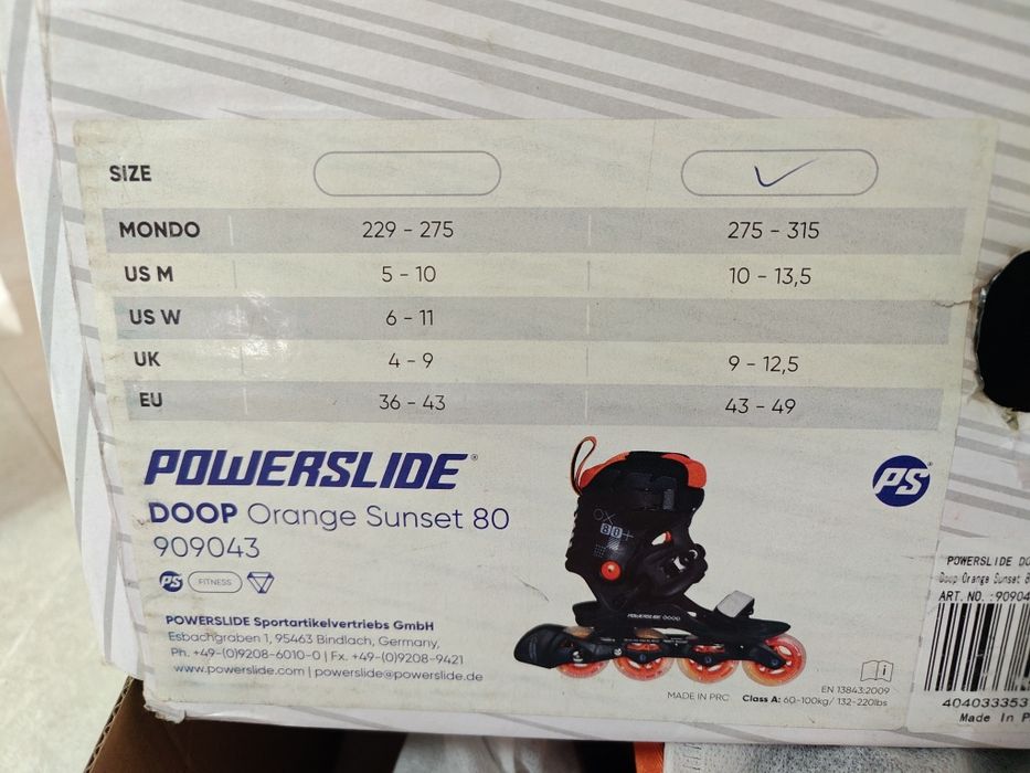 Powerslide doop 80 43-49