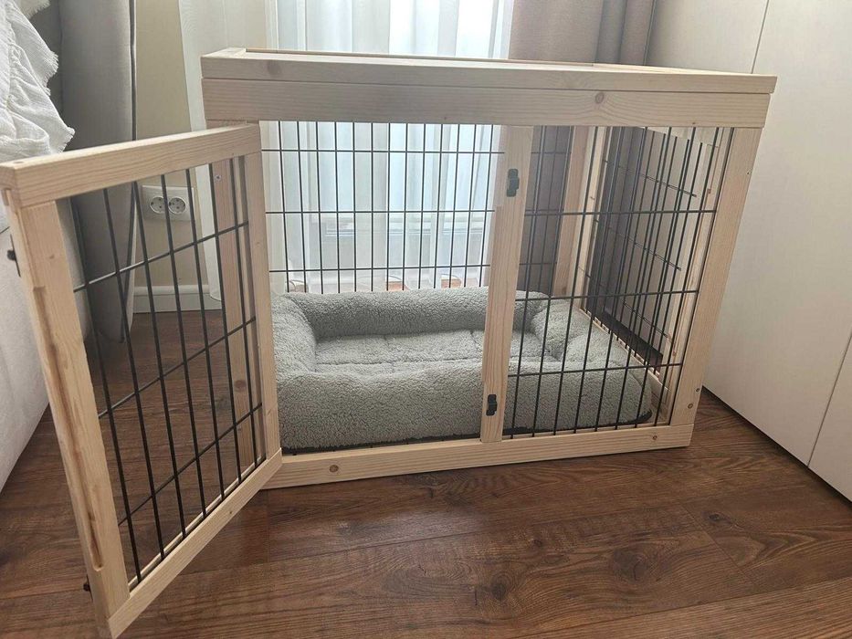 Cușcă de interior pentru câini, cu pernă confortabilă
