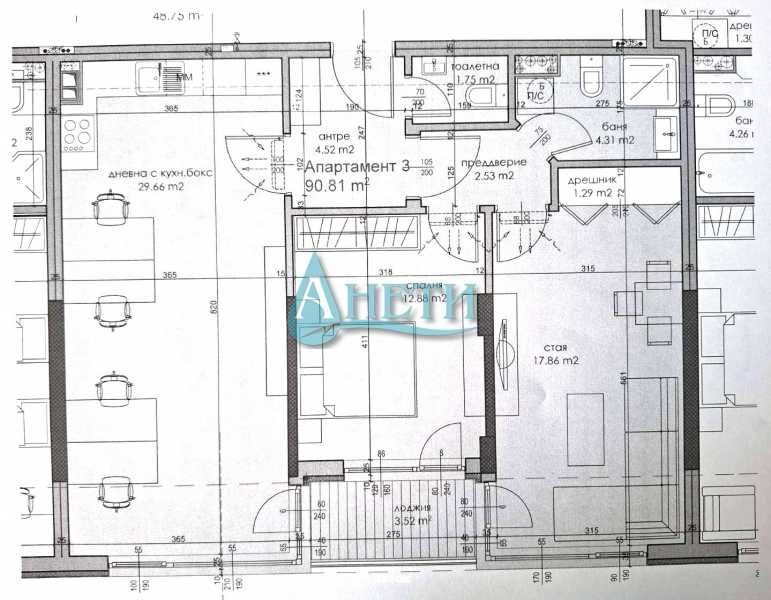 Продава се Тристаен апартамент в София, Младост 1 - 105 кв.м за 3620 €/кв.м - Снимка #13