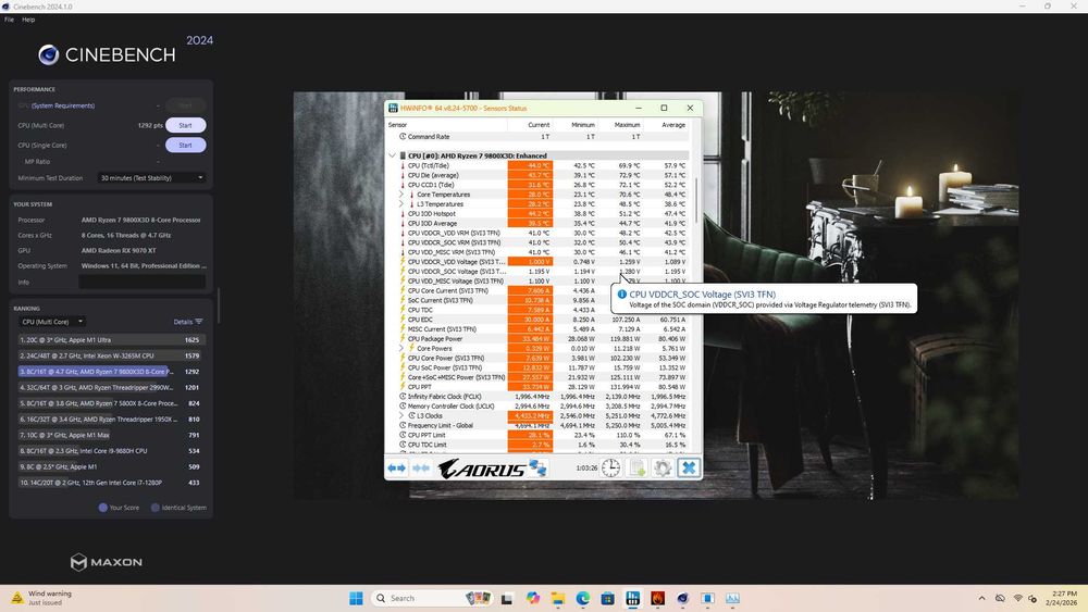 PC Gaming Ryzen 7 9800X3D RX 9070 XT 16GB