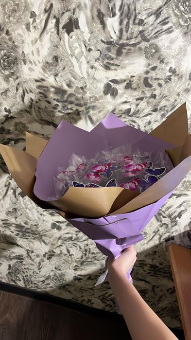 букет из бабочек 27шт