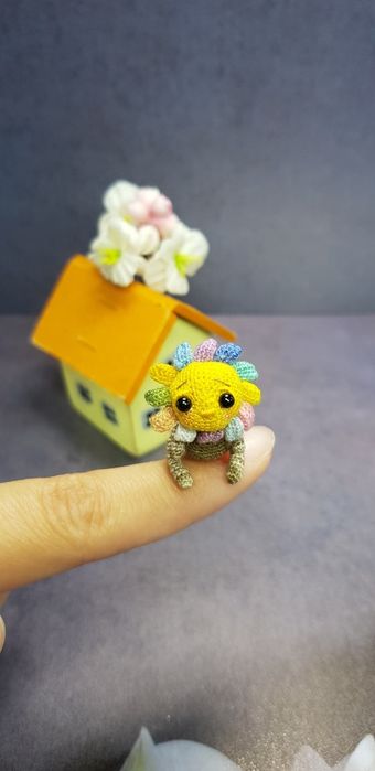Вязаные миниатюрные игрушки