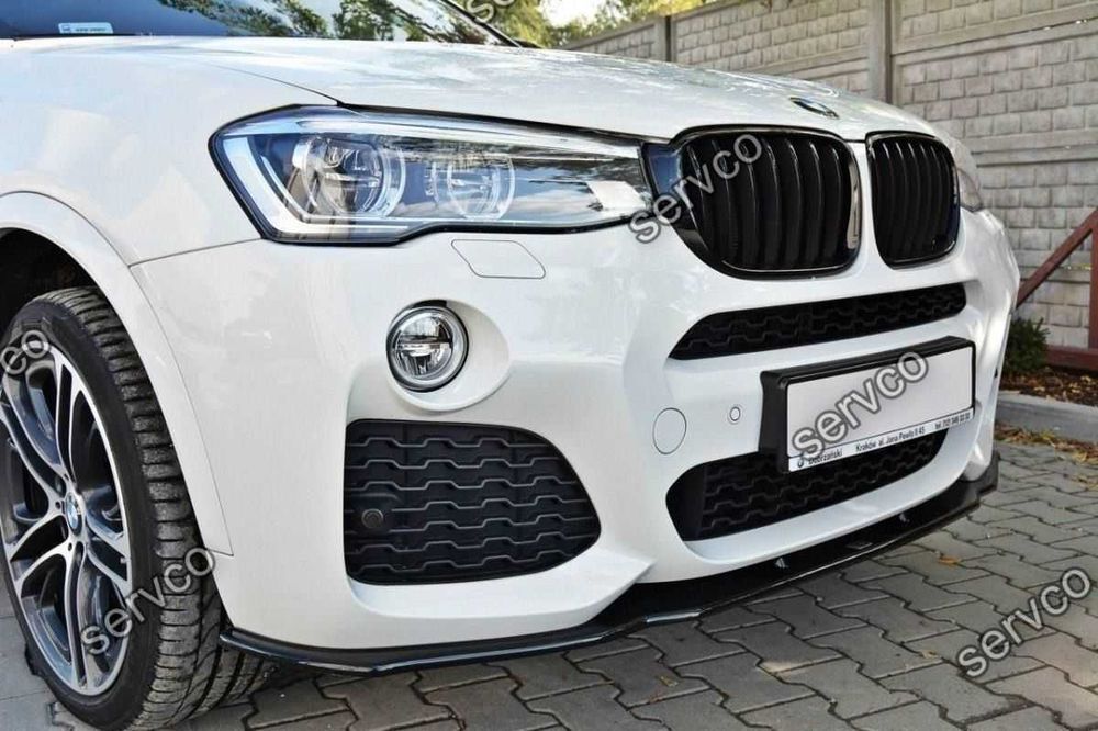 Prelungire lip bara fata Bmw X4 F26 M-Pack 2014-2018 v1 Maxton Design