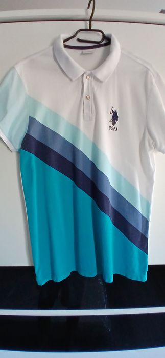 Tricou Polo USPA marimea L, original