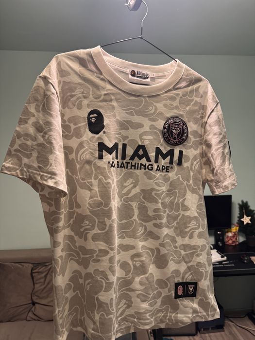 Tricou bape x inter miami