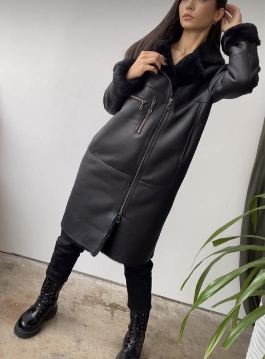 Продам натуральную дубленку авиатор