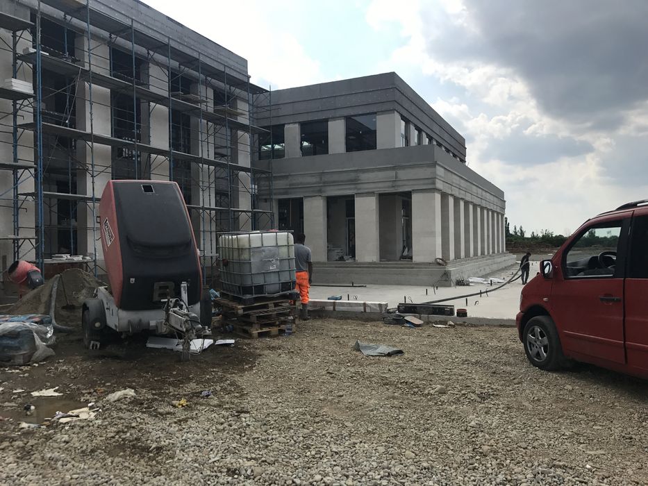 Șapă mecanizată elicopterizata