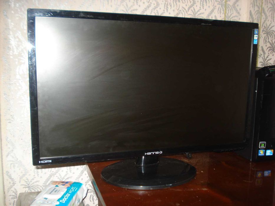 monitor 27" full hd Hanns G placa alimentare arsa