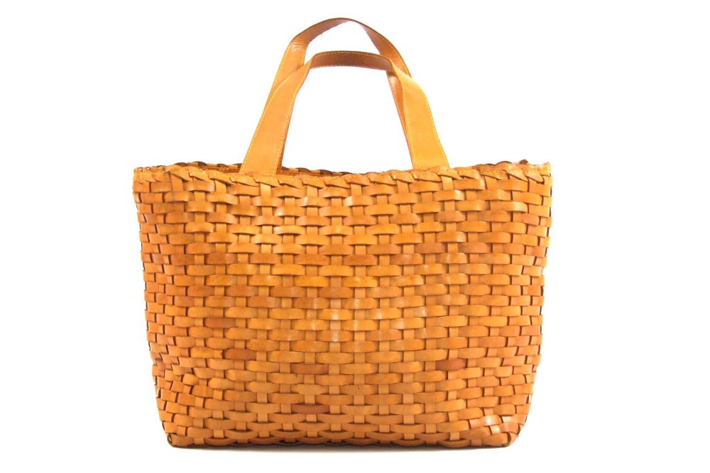 Poseta din piele naturala impletita, handmade, Made in Italy,  moderna, NOUA