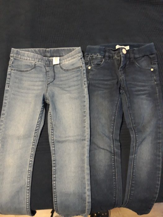 Дънкови клинчета 104/110 ръст  3-4год.