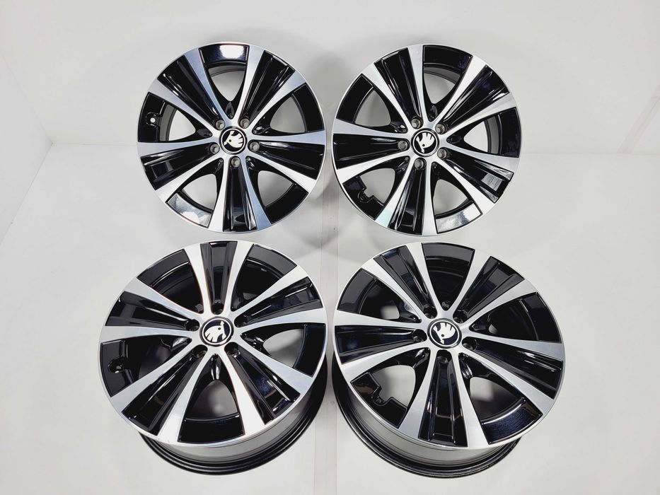 Vand jante R18 pt Skoda Kodiaq-Karoq-Superb-Octavia - Bicolore, ca NOI