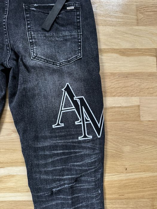 Blugi Amiri Slim Fit Negru