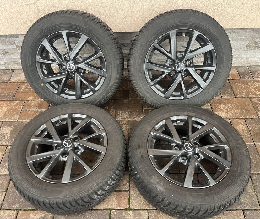 Jante 5x114,3  originale Mazda 3 Anvelope 205 60 16