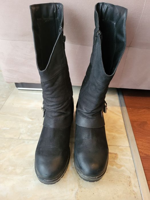 Дамски ботуши естествена кожа