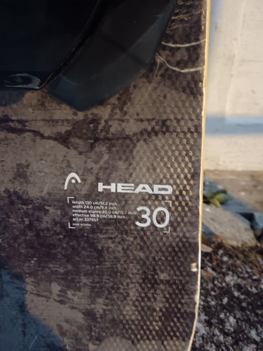 Snowboard head+legături 130cm