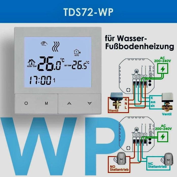 Termostat centrala gaz boiler incalzire pardoseala