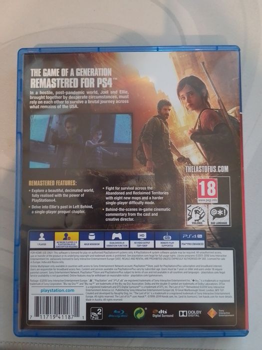 The Last Of Us: Remastered За PS4 (само лично предаване)