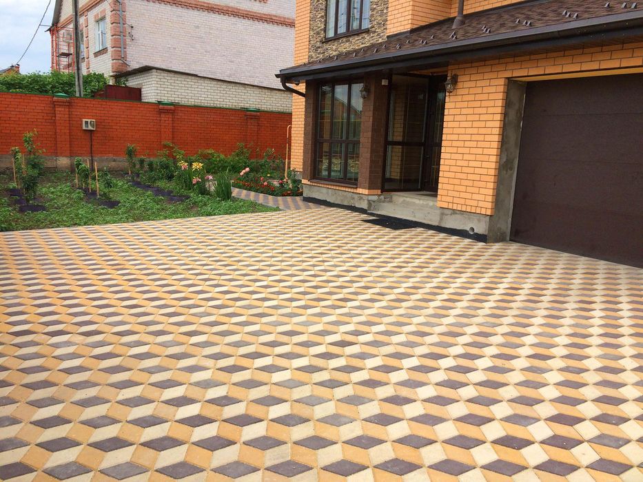 Укладка брусчатки 1500