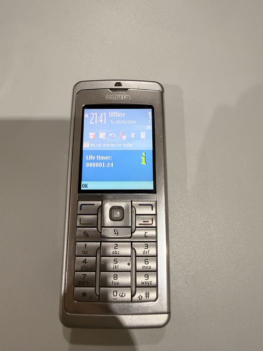 Nokia E 60 life time 1мин.24сек