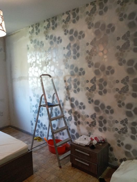 Обои поклеем недорого эмульсия, левкас - Поклейка обоев Талдыкорган на Olx