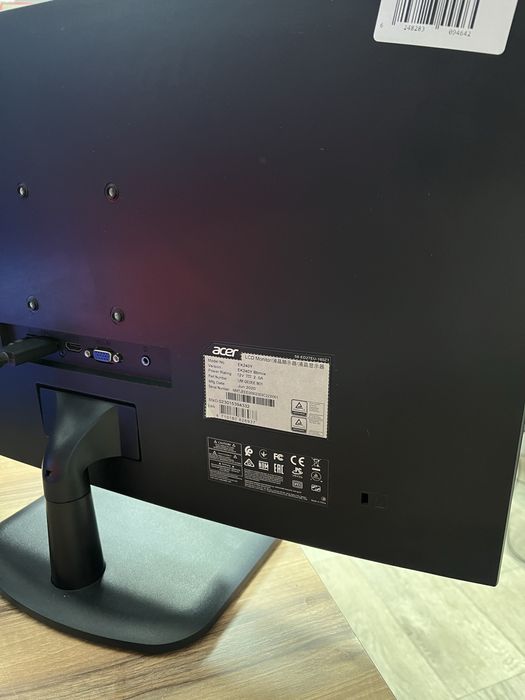Mонитор Acer   Full HD 75 герц 24 дюйм