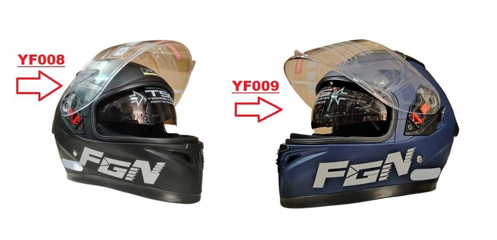 Каска за Мотор със слънчеви очила Два цвята