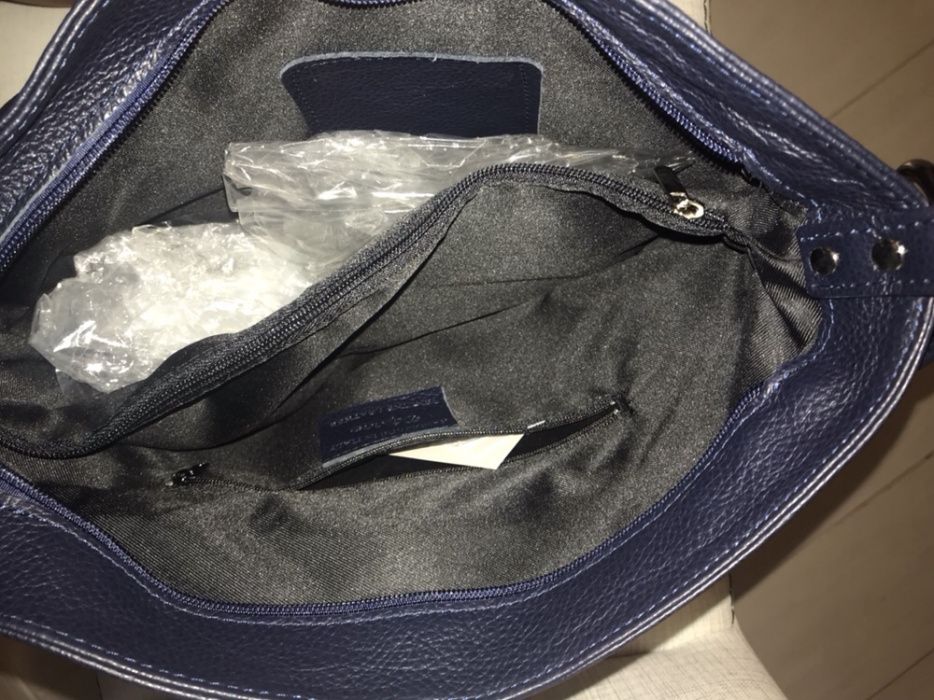 Дамска чанта от естествена кожа Daphne