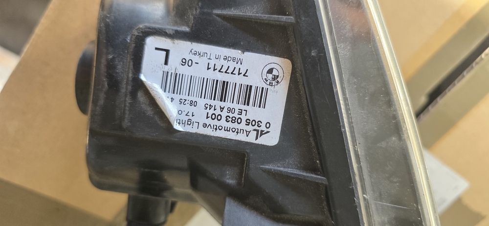 БМВ Е60 BMW E60 E61 ЛЯВ ХАЛОГЕН,КАЧАЧЕТА пръскалки предна броня