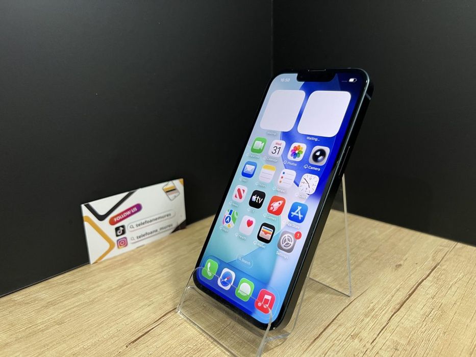 iPhone 13 128Gb Midnight Second-Hand Bun 3 ani garanție, Telefoane Mur