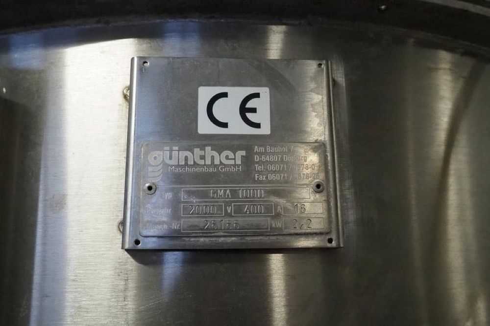 Ёмкость для приготовление рассола Günther GLA 1200