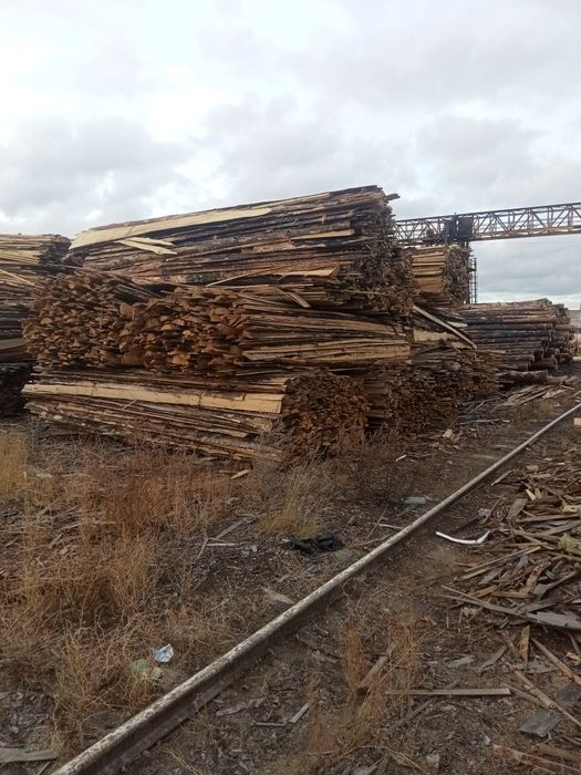 Горбыль дрова в пачках