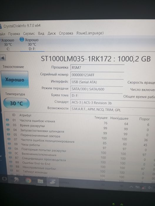 Жесткий диск 2.5" Seagate Mobile HDD 1 Тб