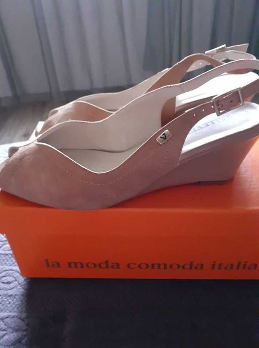 Дамски обувки от естествена кожа на италианската марка VALLEVERDE