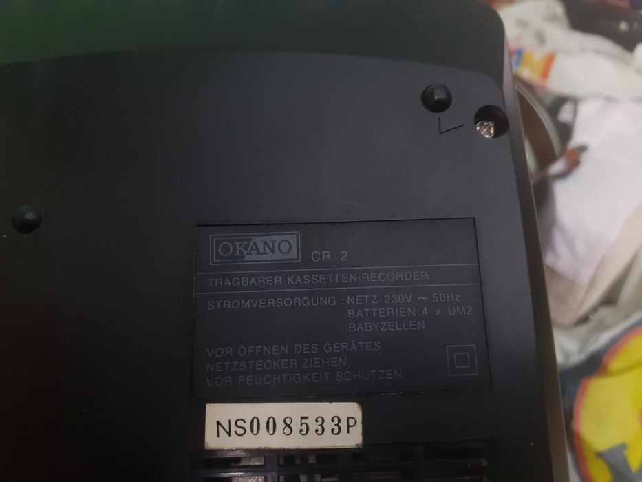 casetofon slim Okano Germania